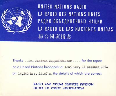 qsl united nations radio